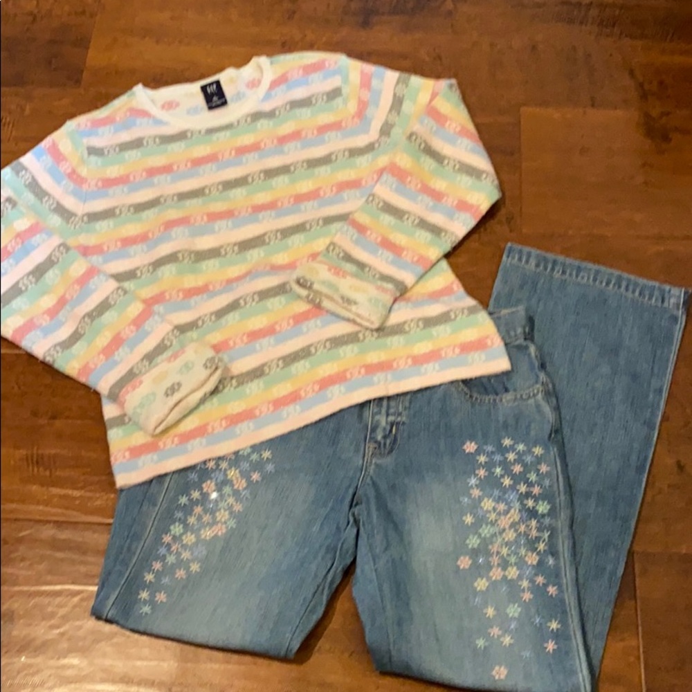 ⬇️⬇️⬇️ CLEARANCE ⬇️⬇️⬇️ Kids Gap Snowflake Jeans & Sweater
